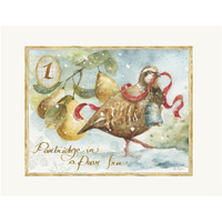 12 Days of Christmas I -Paper Art-34"x26"