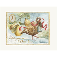12 Days of Christmas I -Paper Art-42"x32"