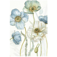 My Greenhouse Flowers VI Crop -Paper Art-14"x20"