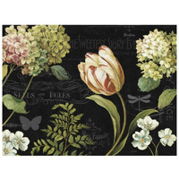 Mothers Treasures III Dark -Paper Art-26"x20"