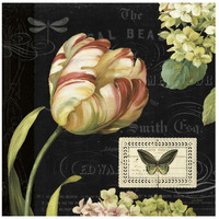 Mothers Treasures I Dark -Paper Art-26"x26"