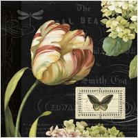 Mothers Treasures I Dark -Paper Art-32"x32"