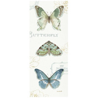 My Greenhouse Butterflies VI -Paper Art-18"x42"