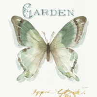 My Greenhouse Butterflies III -Paper Art-38"x38"