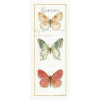 Rainbow Seeds Butterflies II -Paper Art-18"x42"