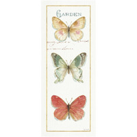Rainbow Seeds Butterflies II -Paper Art-26"x62"