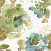 My Greenhouse Roses II -Paper Art-32"x32"