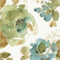 My Greenhouse Roses II -Paper Art-38"x38"