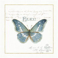 Rainbow Seeds Butterflies V -Paper Art-20"x20"