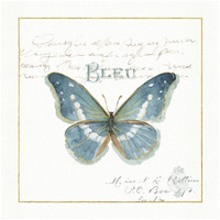 Rainbow Seeds Butterflies V -Paper Art-32"x32"