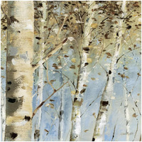 White Forest IV -Paper Art-32"x32"