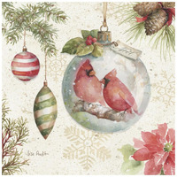 Woodland Holiday V -Paper Art-42"x42"