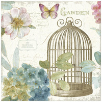 Rainbow Seeds Floral Birdcage III v2 -Paper Art-42"x42"