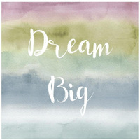 Rainbow Seeds Painted Pattern XIV Cool Dream -Paper Art-20"x20"