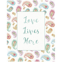 Rainbow Seeds Love Lives -Paper Art-24"x30"