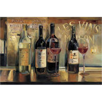 Les Vins Maison Crop -Paper Art-38"x26"