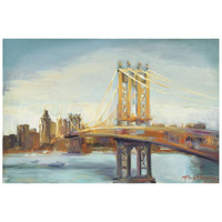Sunny Manhattan Bridge -Paper Art-26"x18"
