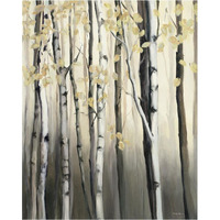 Golden Birch II -Paper Art-30"x37"