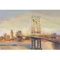 Manhattan Reflection -Paper Art-38"x26"