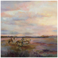 Mustangs Under Big Sky -Paper Art-20"x20"
