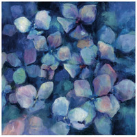 Midnight Blue Hydrangeas -Paper Art-20"x20"