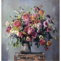 Abundant Bouquet -Paper Art-38"x38"