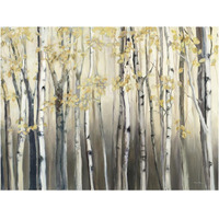 Golden Birch III -Paper Art-18"x14"