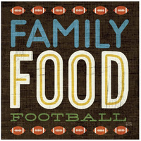 Football I -Paper Art-26"x26"