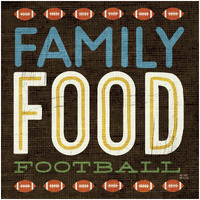 Football I -Paper Art-32"x32"