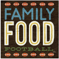 Football I -Paper Art-42"x42"