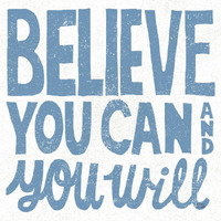 Believe You Can -Paper Art-38"x38"
