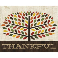 Family Tree - Thankful -Paper Art-37"x30"