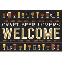 Craft Beer Welcome -Paper Art-38"x26"