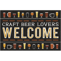 Craft Beer Welcome -Paper Art-62"x42"