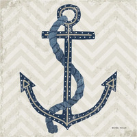 Nautical Anchor -Paper Art-38"x38"