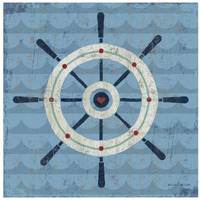 Nautical Love Helm -Paper Art-26"x26"