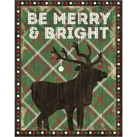 Simple Living Holiday Be Merry -Paper Art-30"x37"
