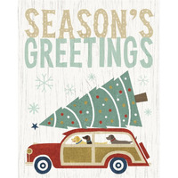 Holiday on Wheels II v2 -Paper Art-30"x37"