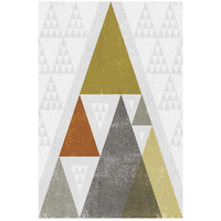 Mod Triangles III Retro -Paper Art-14"x20"