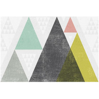 Mod Triangles I -Paper Art-32"x22"