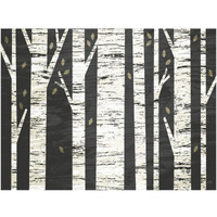 Birch Forest -Paper Art-42"x32"