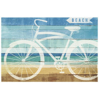 Beachscape Cruiser II -Paper Art-26"x18"