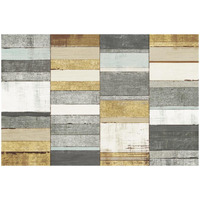 Beachscape I Gold Neutral -Paper Art-50"x34"
