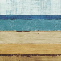 Beachscape III -Paper Art-38"x38"