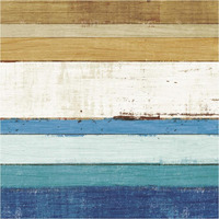 Beachscape IV -Paper Art-38"x38"