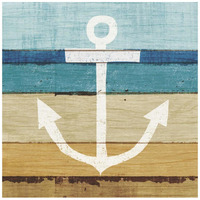 Beachscape III Anchor -Paper Art-42"x42"