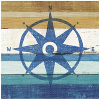 Beachscape IV Compass -Paper Art-42"x42"