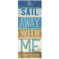Beachscape Inspiration III -Paper Art-32"x77"