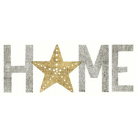 Under Sea Treasures Home Gold Neutral -Paper Art-42"x18"