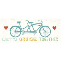Lets Cruise Together II -Paper Art-32"x14"